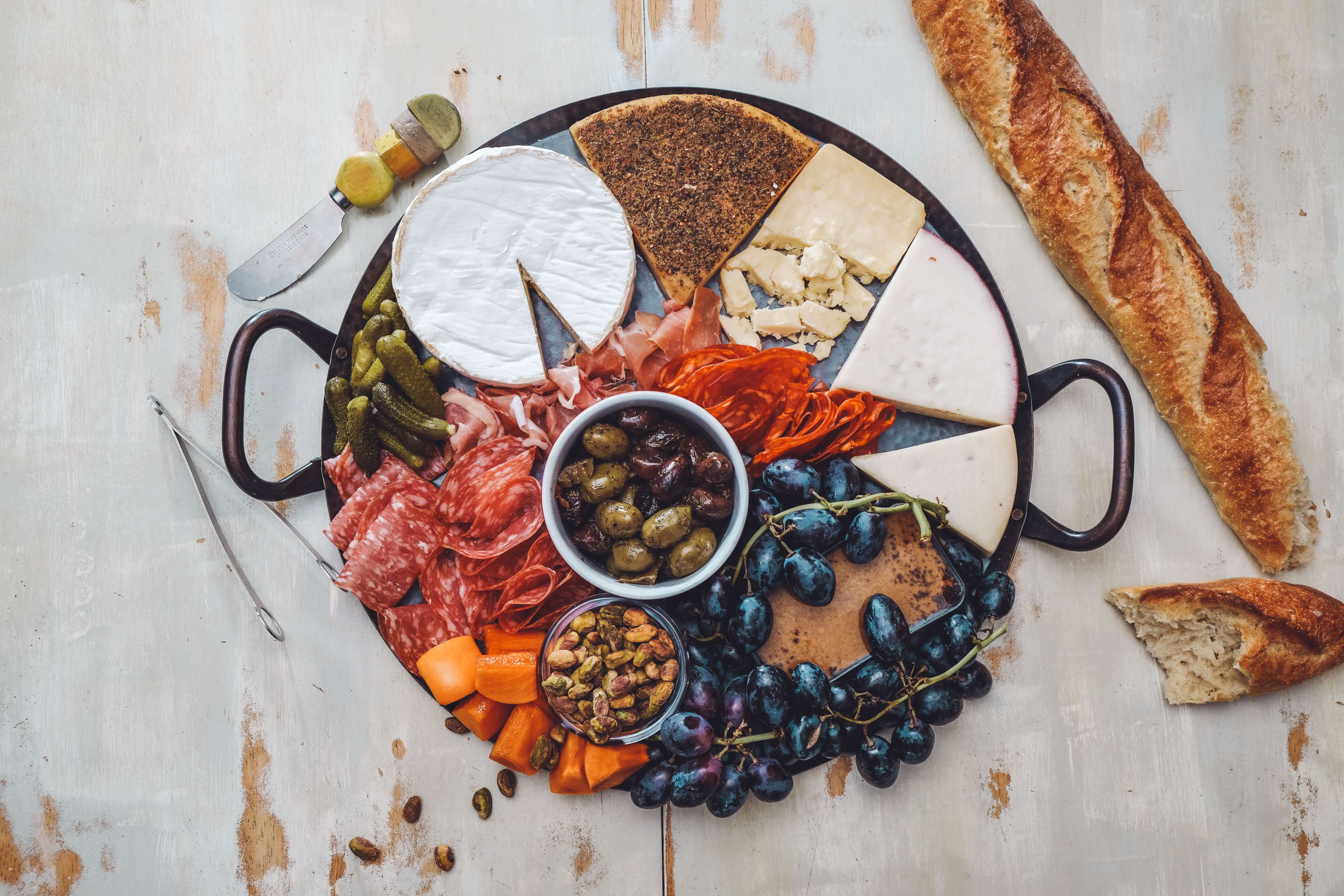 chacuterie and cheese